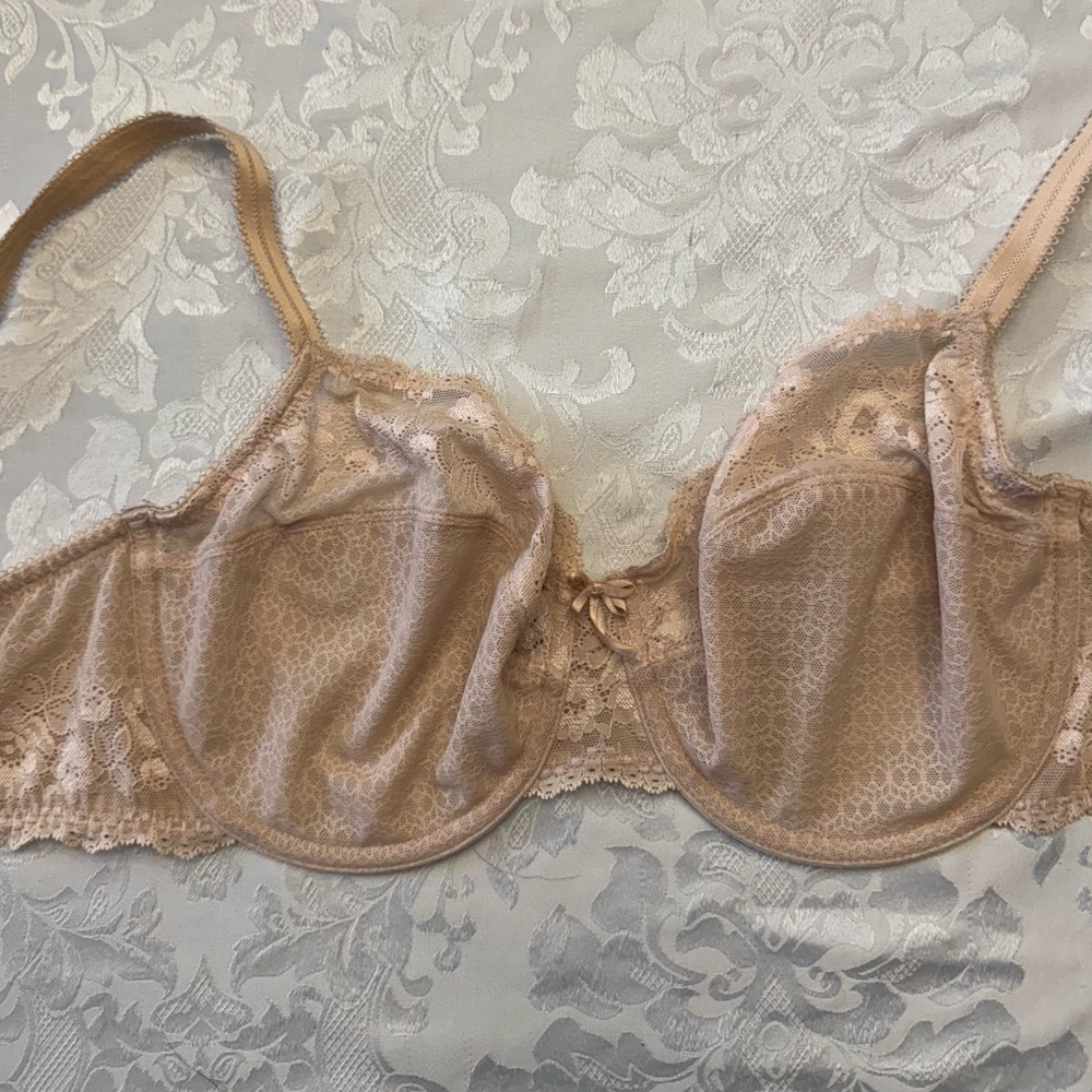 Wacoal Bra Size 36DD The Insider Underwire‎ Unlined Beige Style 851212 Rare - Picture 5 of 7